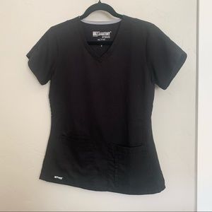 Grey’s Anatomy small black scrub top